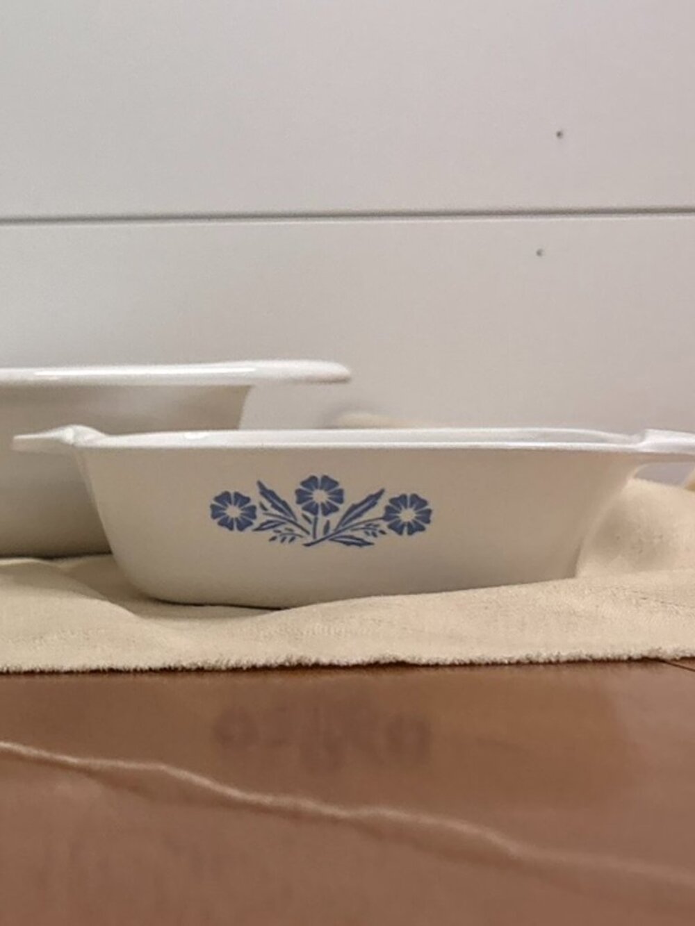 VTG Corning Ware Cornflower Blue Casserole Dish Roaster & Grab-It Lot - Picture 6 of 12